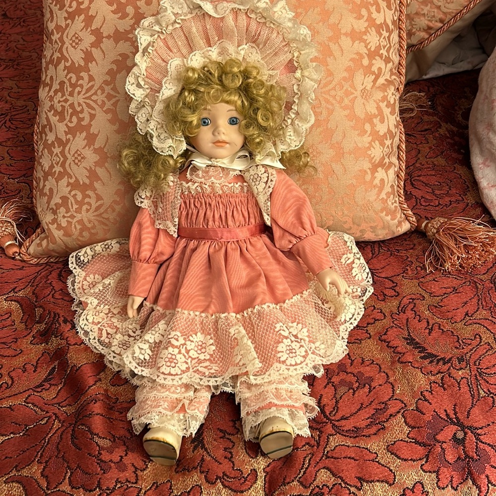 Victorian era porcelain doll